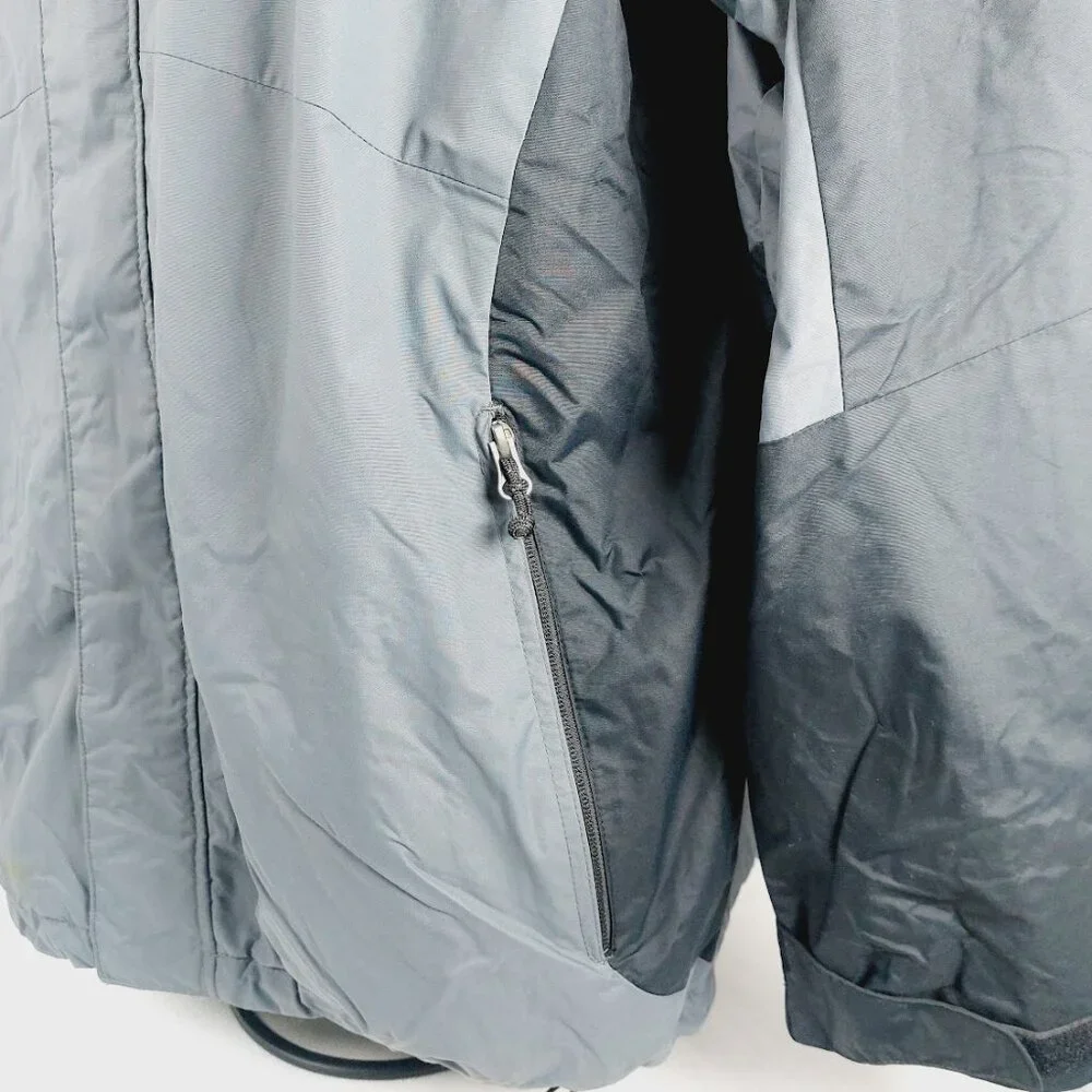 Columbia Men's Black Gray Versatile Triple Interchange Snow Windbreaker Jacket L